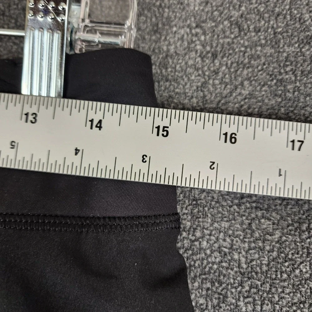 Lululemon Black Pleated Tiered Athletic Tennis Golf Skort Skirt Zipper Pocket 10